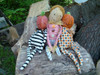 Pumpkin Headed Jack & Scarecrow Joe, Cloth Doll Pattern (Printed) by Jennifer Carson - The Dragon Charmer