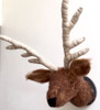 Stag or Reindeer Trophy Head - Cloth Animal Doll Making Pattern (Printed and Mailed) by Jan Horrox