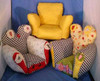 Cute Little Chairs - Cloth Doll Pattern (Printed and Mailed) by Barb Keeling