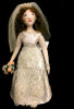 Woman Bride - 18" Women Fabric Cloth Doll Making Sewing Pattern (Printed and Mailed) by Rebecca McGovern