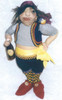 Spud - 14" Cloth Doll Sewing Pattern (Printed and Mailed) by Lynn Butcher.