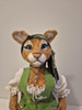 Caterina, 19" Cloth Cat Doll Sewing Pattern by Suzette Rugolo. PDF  Pattern.