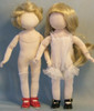 2 Bleuette Size MANIKIN  made from fabric Designed by Judi Ward - Free Cloth Doll Pattern