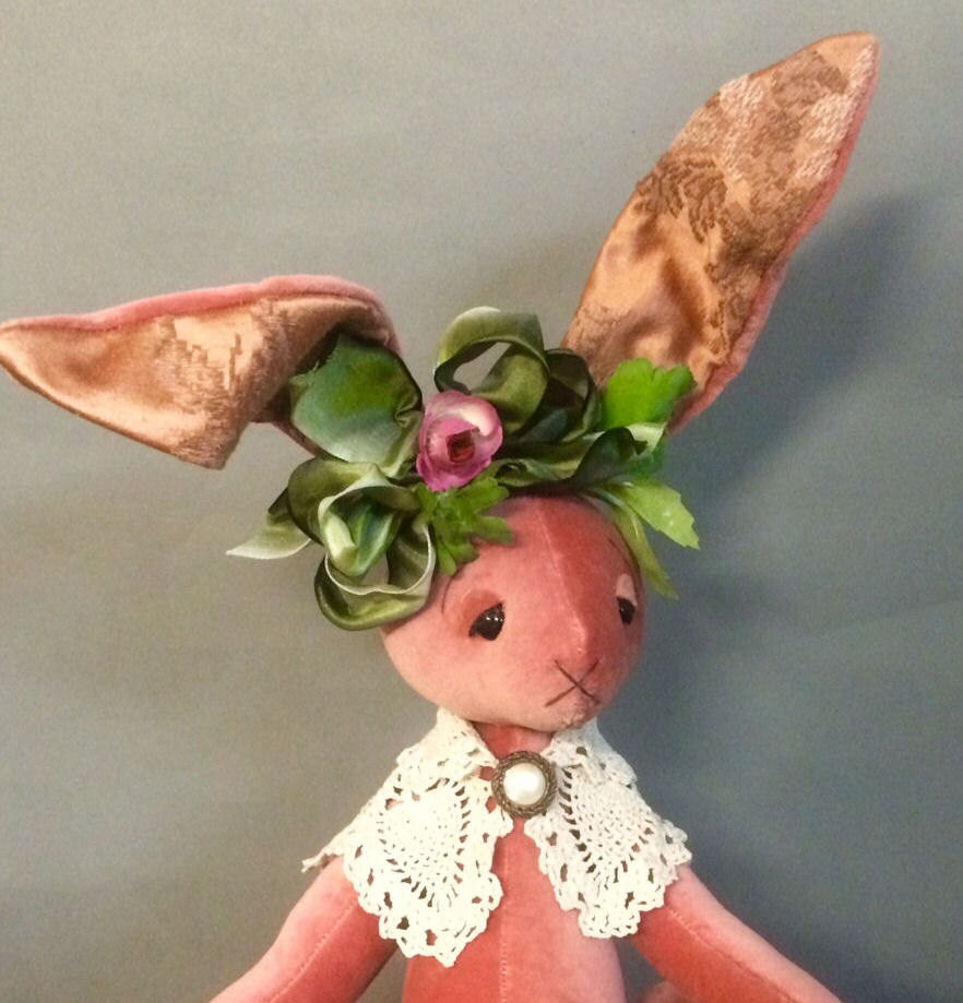 Cloth Rabbit Patterns Mildred D'Bunny Cloth Animal Sewing Pattern (PDF Download) by Sherry Goshon