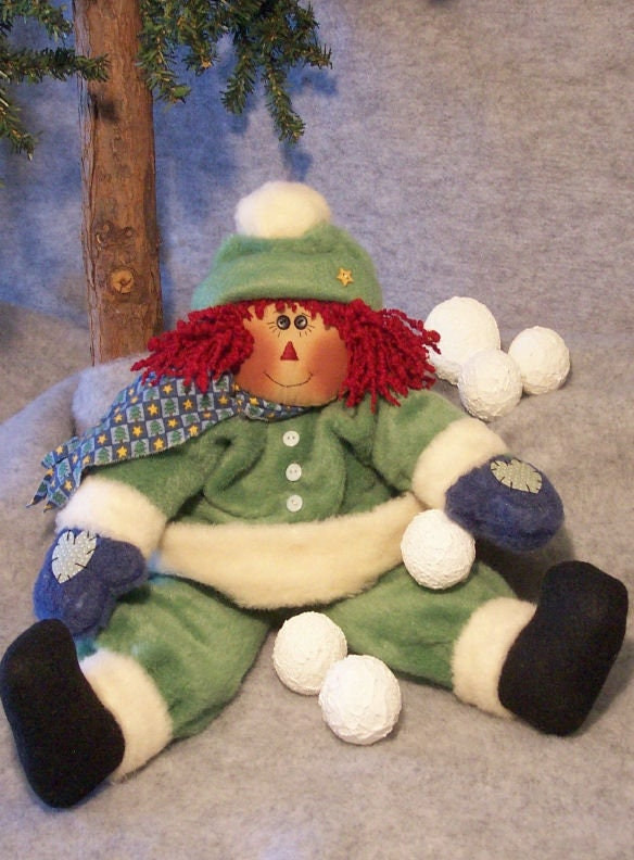 Raggedy Ruff Patterns Warm All Winter , Raggedy Ann Doll Sewing Pattern (PDF Download) by ...
