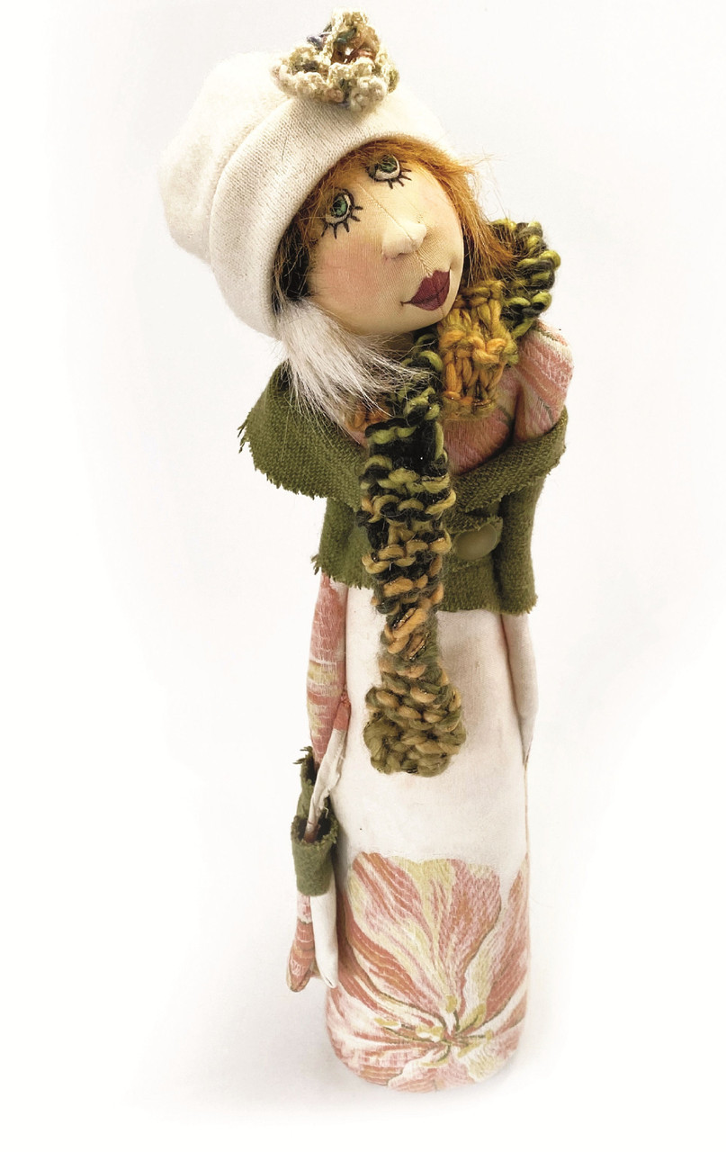 City Girls, Cloth Doll Sewing Pattern (Printed and Mailed) by Jill Maas