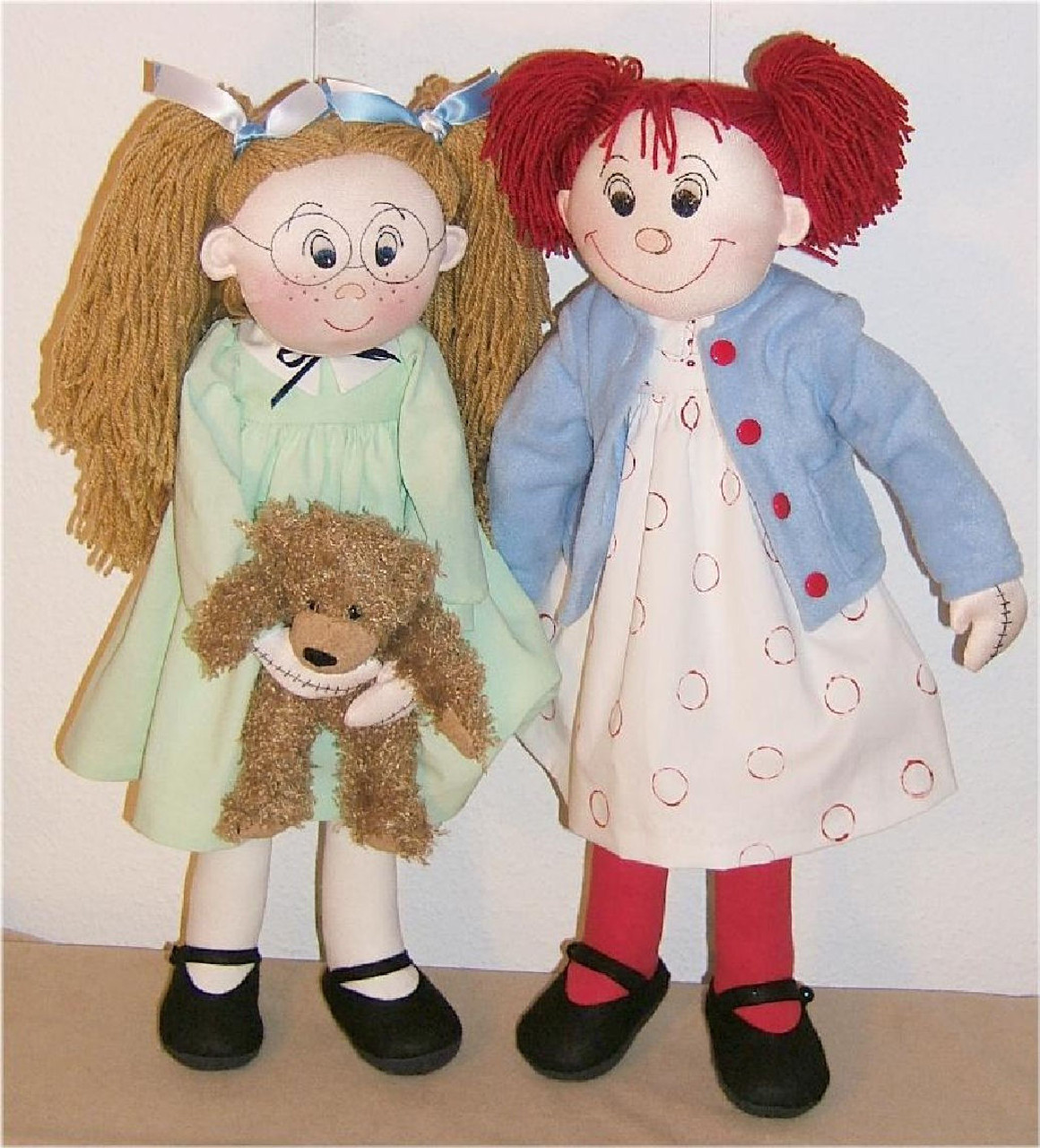 Violet Pickles And Ruby Buttons Cloth Rag Doll Sewing Pattern By