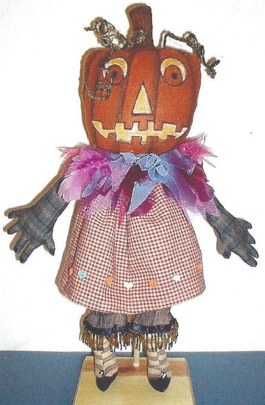Gem, 17" Pumpkin Art Doll Pattern,  Sewing Cloth Doll Pattern - PDF Download by Susan Barmore