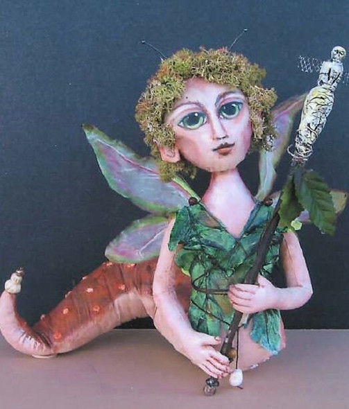 Worm Woman, Cloth Art Doll Pattern, Fabric Sewing Doll Pattern - PDF Download by Susan Barmore Worm Woman, Cloth Art Doll Pattern, Fabric Sewing Doll Pattern - PDF Download by Susan Barmore