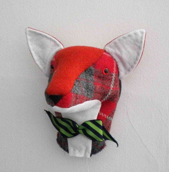 Mr. Fox - Trophy Head - Cloth Doll Making Pattern (PDF Download) by Jan Horrox