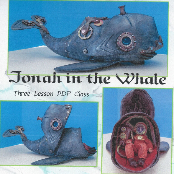 Doll Making Class – Jonah and the 16” Whale, Steampunk Style!  Art Dolls by Susan Barmore (PDF Download)