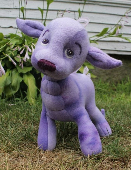 Amat, The Quiet One, a Softie Dragon Cloth Doll Pattern (PDF Download) by Jennifer Carson - The Dragon Charmer