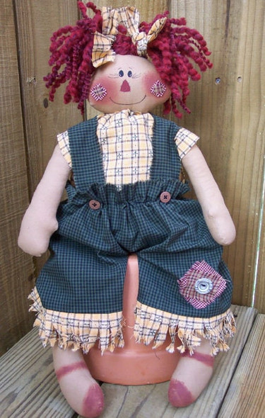 Patches, Raggedy Ann Doll Sewing Pattern by Michelle Allen of Raggedy Pants Designs - PDF Download