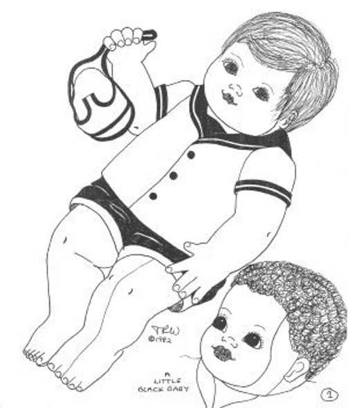 Baby Todd -  Vintage Cloth Doll Sewing Pattern by Judi Ward