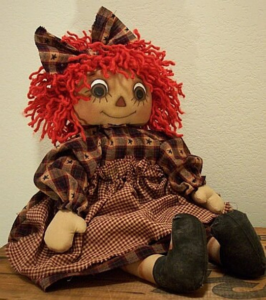 My Brown Eyed Girl Cloth Doll Pattern (PDF Download) by Michelle Allen of Raggedy Pants Designs