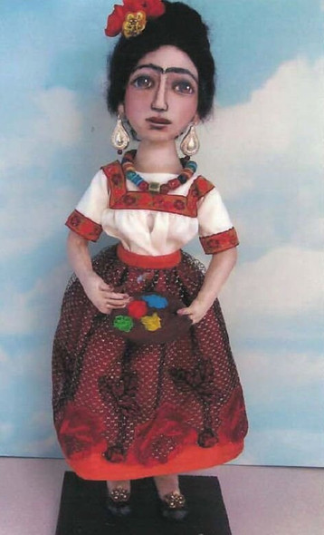 Frieda, 18" Fabric Doll Pattern,  Sewing Cloth Doll Pattern - PDF Download by Susan Barmore