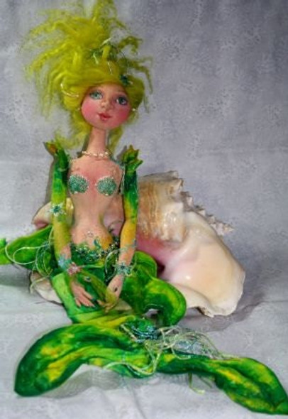 Lorelei of the Sea Elves Cloth Doll Sewing Pattern (PDF Download) by Patti Medaris Culea