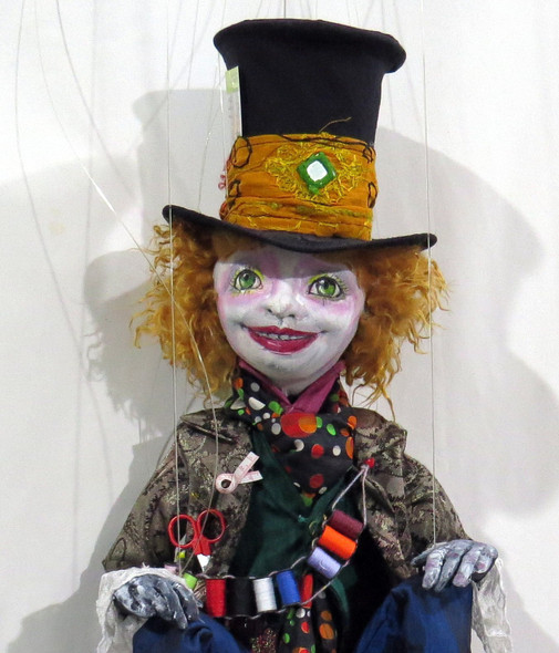 Boho  a 33” Cloth Doll Marionette Puppet Tutorial  and Pattern (PDF Download) by Sharon Mitchell