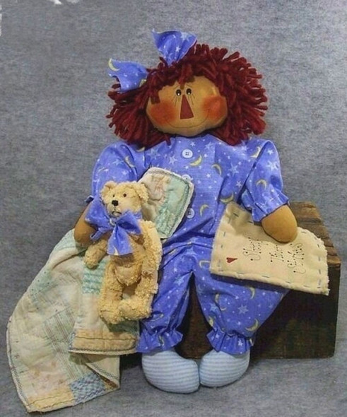 Sleepy Time Stories, Raggedy Ann Style Doll Sewing Pattern (PDF Download) by Michelle Allen of Raggedy Pants Designs
