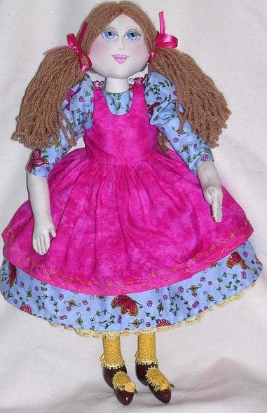 Polly, Cloth Doll Pattern (PDF Download) by  Nancy Hall