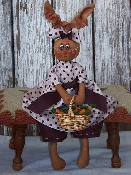 Bailey Bunny - 17" Bunny PDF Download Cloth Doll Pattern by Michelle Allen of Raggedy Pants Designs