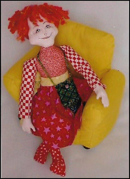 Miss Pittipat - Cloth Doll Pattern (PDF Download) by Barb Keeling