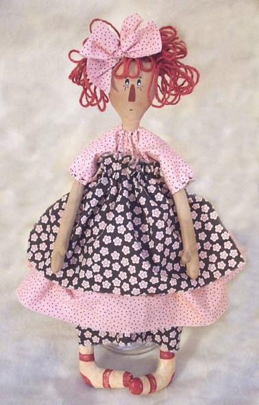 Pinky Annie, 20" PDF Raggedy Ann Cloth Doll Pattern by Michelle Allen of Raggedy Pants Designs