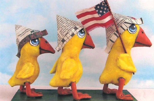 Duck Troop ,  Doll/Bird Art Pattern - PDF Download by Susan Barmore