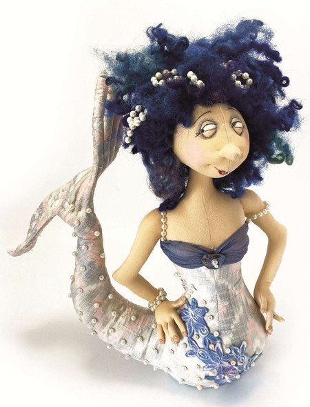 Fennela, Cloth Mermaid Doll Sewing Pattern (PDF Download) by Jill Maas