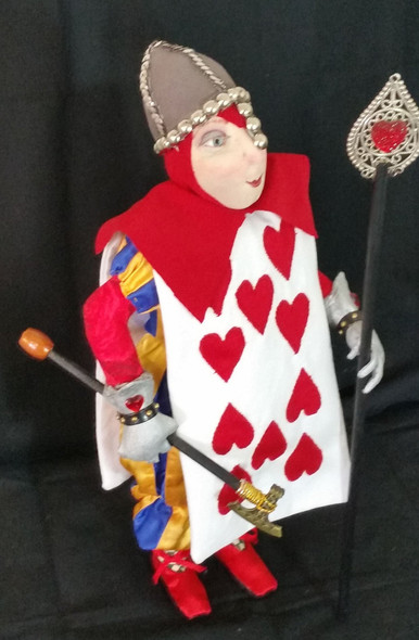 The Queen's Card Guard -  Storybook Cloth Doll Making Sewing Pattern (PDF Download) by Suzette Rugolo