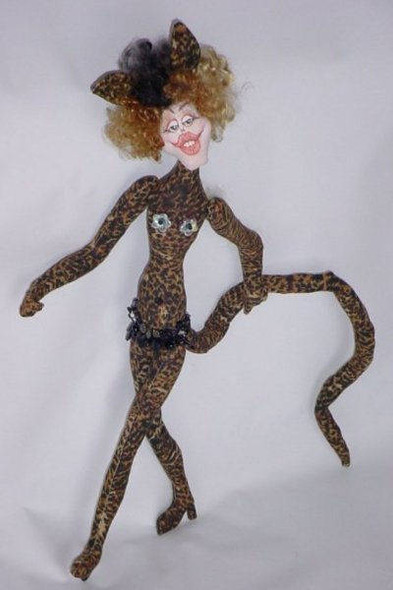 CAT-TITUDE -  Cloth Doll Pattern (PDF Download) by Barb Keeling