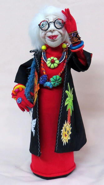 Iconic Iris, Fun Cloth Stump Doll Pattern  by Sharon Mitchell