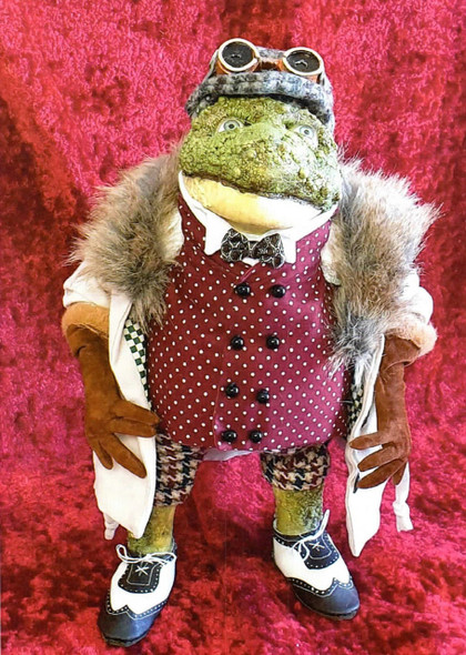 Toad of Toad Hall -  Storybook Cloth Doll Making Sewing Pattern (Printed and Mailed) by Suzette Rugolo
