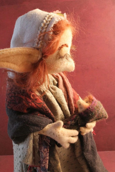 Sybil, A Faerie Mother and her child, Fairy Cloth Doll Pattern (Printed and Mailed) by Jennifer Carson - The Dragon Charmer