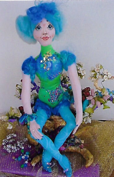 Paradise Fairy  - Cloth Doll Pattern (Printed and Mailed) by Barb Keeling