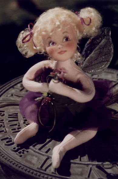 Viola, A Flower Fairy Cloth Doll Pattern by Arlene Cano