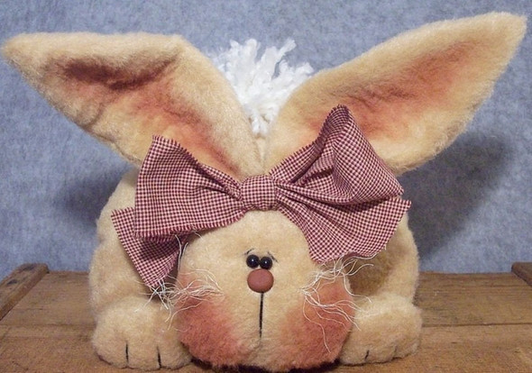 Frumpy Bunny – 7”  Tall Bunny Primitive Cloth Doll Pattern (Printed and Mailed) by Michelle Allen of Raggedy Pants Designs