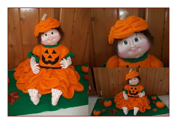 Aubrey 24" Cloth Toddler Cloth Doll Pattern (PDF Download) by Katie Bock