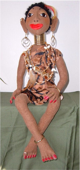 Tallaya - Cloth Doll Sewing Pattern (Printed and Mailed) by Judith Prior