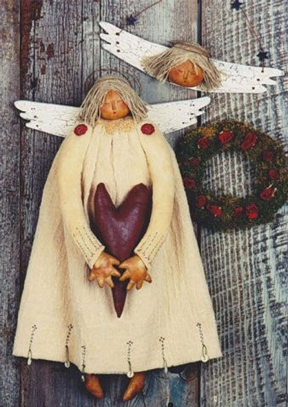 Amarina 21" Angel Cloth Doll Sewing Patterns (Printed and Mailed) by Rita Carl