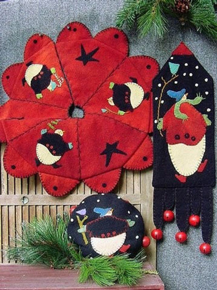 Snowman Dance Cloth Sewing Patterns (Printed and Mailed) by Rita Carl