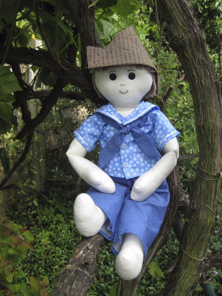 Luke, 21" Easy To Make Fabric Doll Pattern (Printed and Mailed)