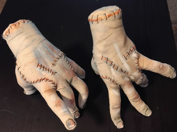 Zombie Hand Thing - 7"  Cloth Sewing Pattern (Printed and Mailed) by Sharon Mitchell