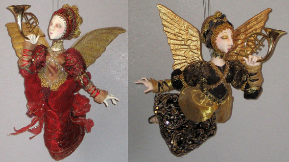 Cloth Doll Pattern by Arley Berryhill - Harold the Angel