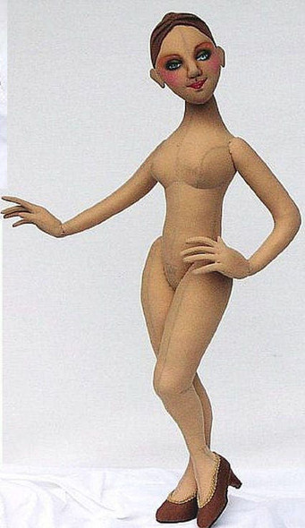 La Femme, 20” Basic Adult Female Body  - Cloth Doll Pattern (PDF Download) by Arley Berryhill