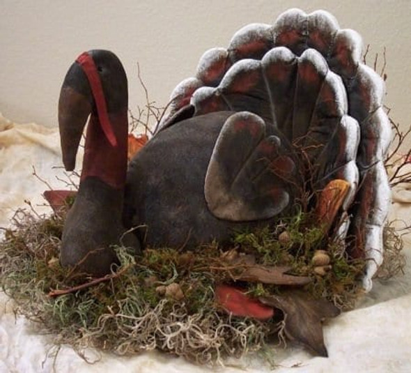 Turkey Centerpiece, Thanksgiving PDF Download Cloth Sewing Pattern by Michelle Allen of Raggedy Pants Designs