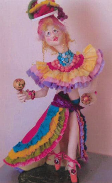HOLLY PENA  - Cloth Doll Pattern (PDF Download) by Barb Keeling