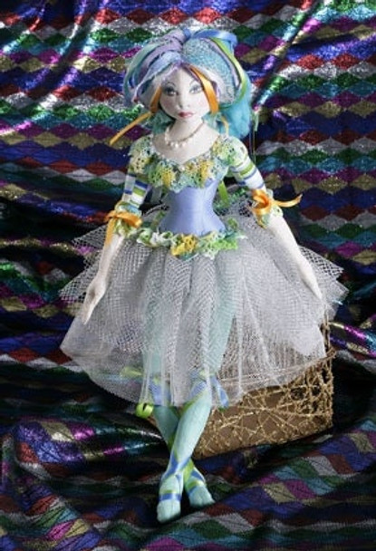 Tallulah, 15" Cloth Doll Pattern (PDF Download) by Jan Horrox