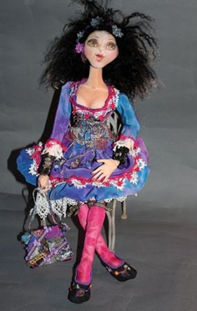 Mikeala's Party Time Ensemble, Cloth Doll Costume Pattern (PDF Download) by Patti Medaris Culea