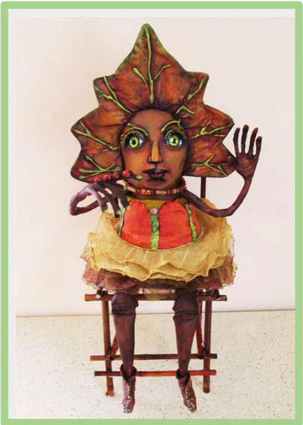 Autumn Tennytwo, Cloth and Paperclay Art Doll Making Pattern - PDF
